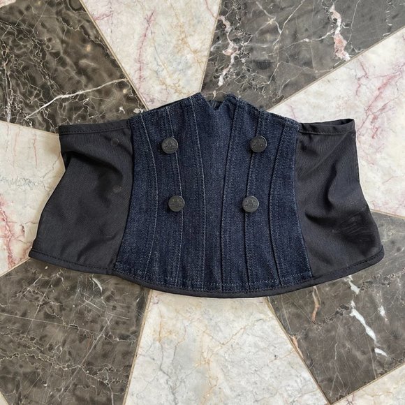 Vivienne Westwood Angolmania Denim Waist Corset, Rare Early 2000's - Picture 4 of 4